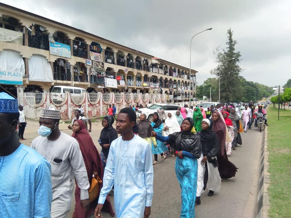 free zakzaky protest in abuja on 13th oct 2020